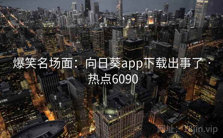 爆笑名场面：向日葵app下载出事了 · 热点6090