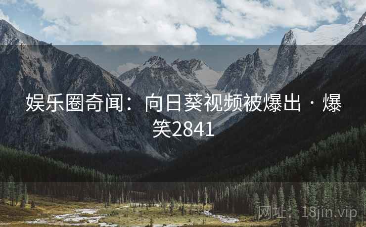 娱乐圈奇闻：向日葵视频被爆出 · 爆笑2841
